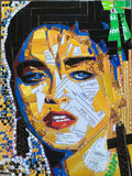 Madonna with Cross Earring